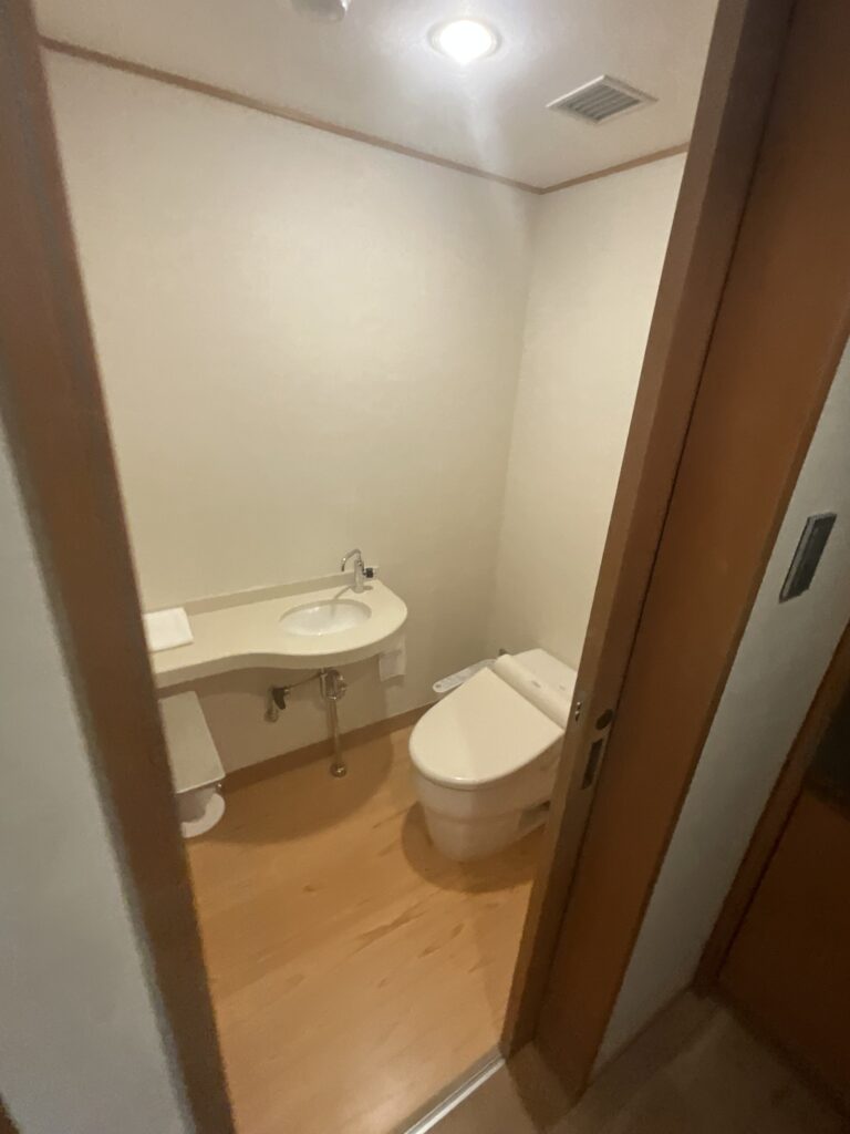 独立した化粧室
